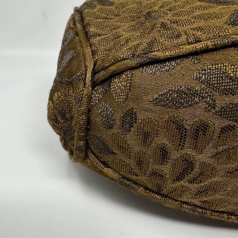Vintage Theodor of California Jacquard Top Handle Purse Kiss Lock Evening Bag